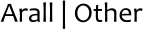Arall | Other